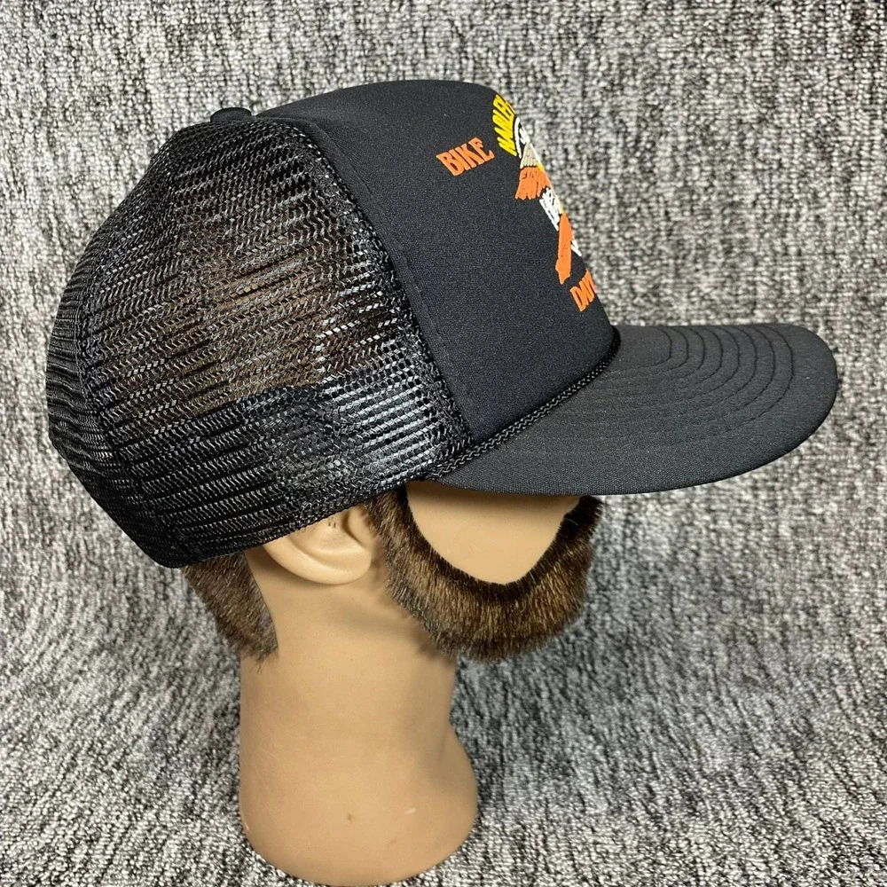 Vintage 1990 Harley Davidson Daytona Bike Week Trucker Hat Mesh Snapback Eagle